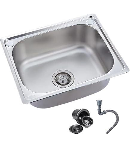 Amazon.co.jp: エスコ(Esco) 325x265x100mm 角型シンク(ｽﾃﾝﾚｽ製